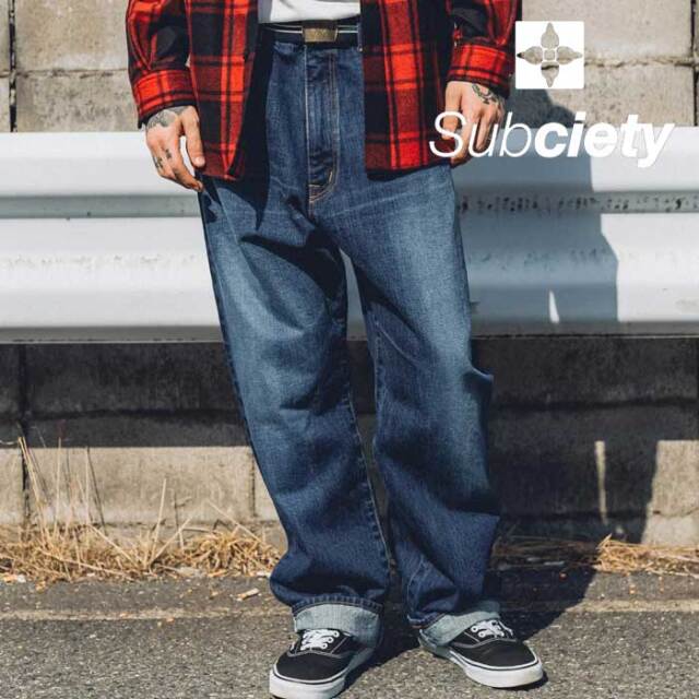 SUBCIETY (サブサエティ)　JAPAN DENIM-RELIC-　【デニムパンツ】【109-01056】【2024 AUTUMN&WINTER COLLECTION】【お取り寄せ商品 