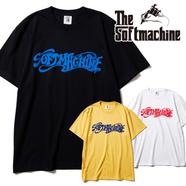 SOFTMACHINE (ソフトマシーン)　DUDE-T　【Tシャツ】【ホワイト ブラック イエロー タトゥー】【2024 AUTUMN&WINTER COLLECTION】【