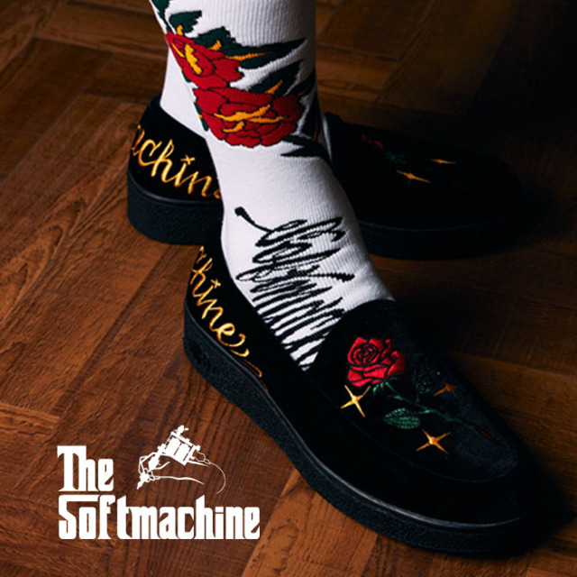 SOFTMACHINE (ソフトマシーン)　HOMIE SHOES　【シューズ】【ブラック タトゥー】【2025 AUTUMN&WINTER 先行予約】【MANEBU】【キャ