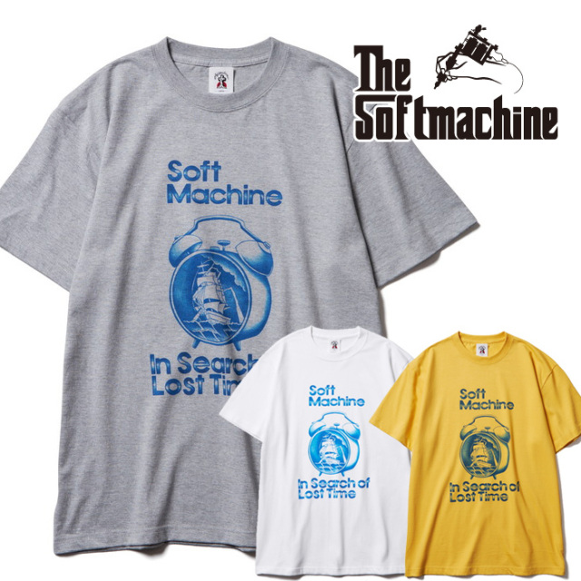 SOFTMACHINE (ソフトマシーン)　LOST TIME-T　【Tシャツ】【ホワイト グレー イエロー タトゥー】【2024 AUTUMN&WINTER COLLECTION】