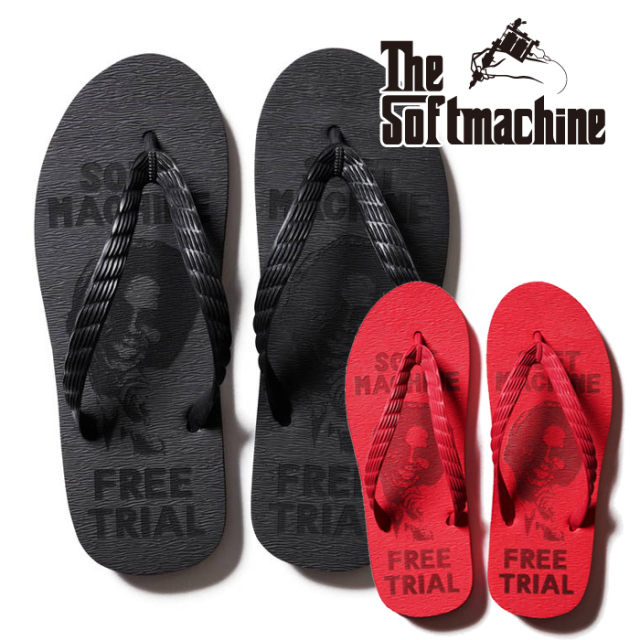 SOFTMACHINE (ソフトマシーン)　SOUL MAN SANDAL　【サンダル】【ブラック レッド タトゥー】【2024 SUMMER VACATION】【お取り寄せ