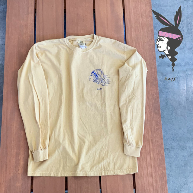 4D7S (ホデナス)　FIRE GIRL L/T　 【ロンT Tシャツ ロングスリーブT】【RAT HOLE STUDIO】