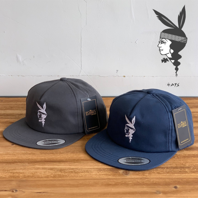 4D7S (ホデナス)　Playboy Cotton Twill Cap　 【キャップ 帽子】【RAT HOLE STUDIO】