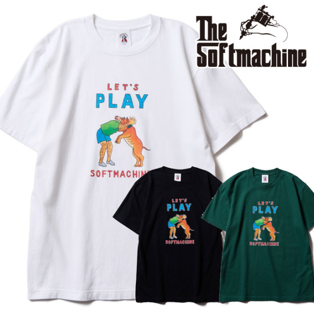 SOFTMACHINE (ソフトマシーン)　BESTIE-T　【Tシャツ】【ホワイト ブラック グリーン タトゥー】【2026 SPRING & SUMMER 先行予約】