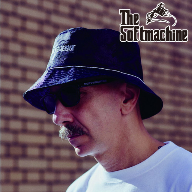 SOFTMACHINE (ソフトマシーン)　BLACK SEA HAT　【ハット】【ブラック タトゥー】【2026 SPRING & SUMMER 先行予約】【予約商品 キャ