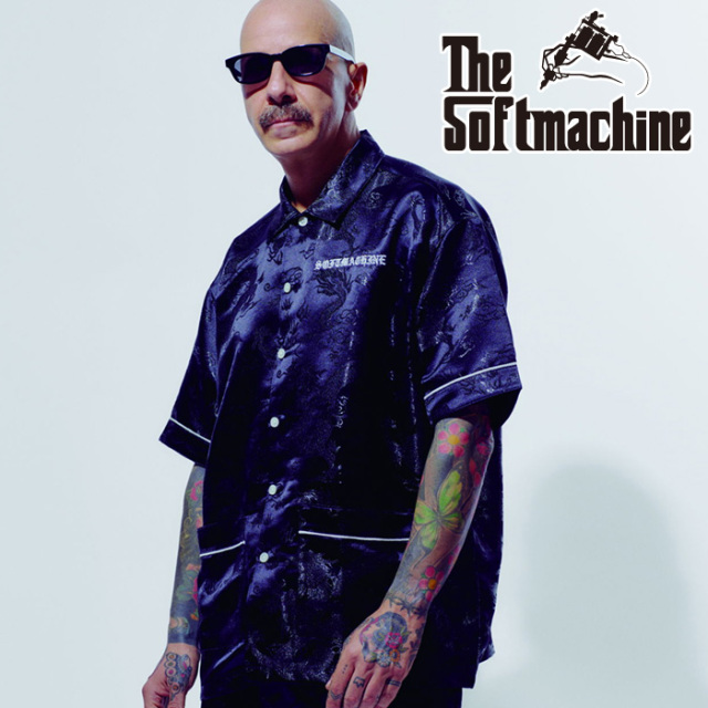 SOFTMACHINE (ソフトマシーン)　BLACK SEA SHIRTS　【シャツ 半袖】【ブラック タトゥー】【2026 SPRING & SUMMER 先行予約】【予約