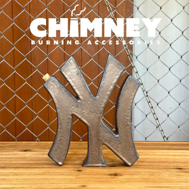 CHIMNEY BURNING ACCESSORIES 　New York LOGO Incense Burner (GOLD)　【お香立て】　