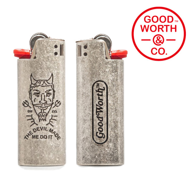 GOOD WORTH (グッドワース) & CO. 　 DEVIL MADE ME DO IT LIGHTER CASE - SMALL　【ライターケース】【Bic J25】　