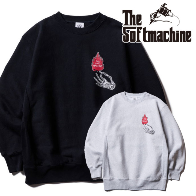 SOFTMACHINE (ソフトマシーン)　FIRE WALK SWEAT　【スウェット】【ブラック グレー タトゥー】【2026 SPRING & SUMMER】【お取り寄
