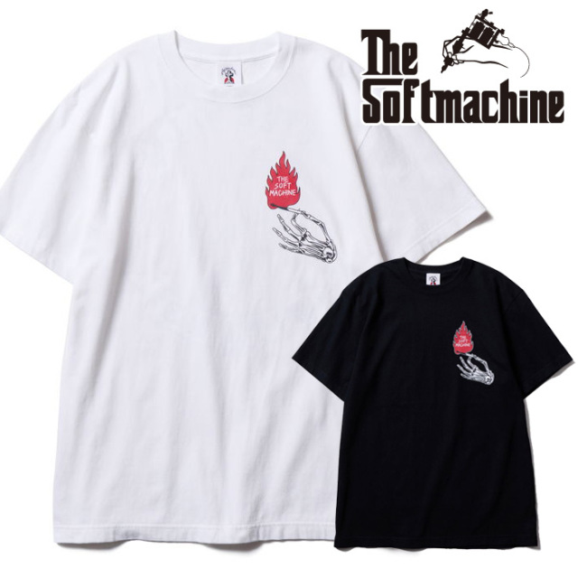 SOFTMACHINE (ソフトマシーン)　FIRE WALK-T　【Tシャツ】【ホワイト ブラック タトゥー】【2026 SPRING & SUMMER】【お取り寄せ商品