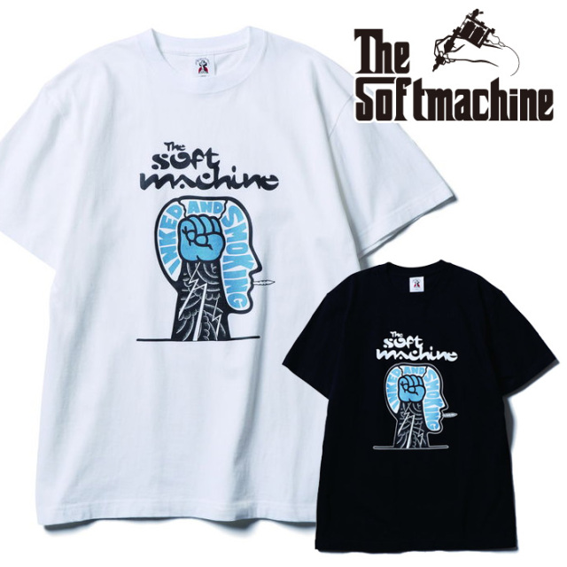 SOFTMACHINE (ソフトマシーン)　  GALVANIZE-T(T-SHIRTS)　【Tシャツ】【ホワイト ブラック タトゥー】【2026 SUMMER VACATION 先行