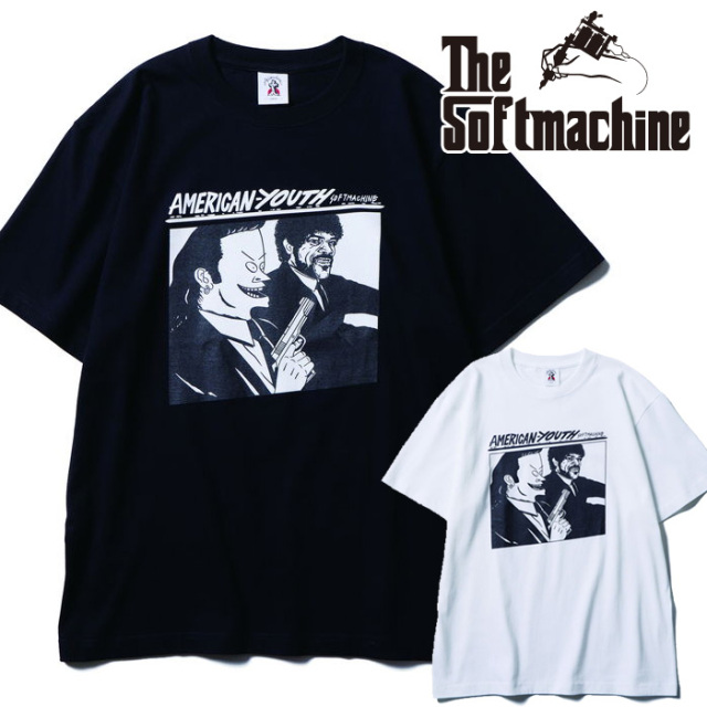 SOFTMACHINE (ソフトマシーン)　 HUSH HUSH-T　【Tシャツ】【ホワイト ブラック タトゥー】【2026 AUTUMN&WINTER 先行予約】【予約商