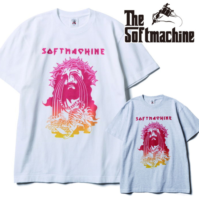 SOFTMACHINE (ソフトマシーン)　 MEDITATION-T(T-SHIRTS)　【Tシャツ】【ホワイト グレー タトゥー】【2026 SUMMER VACATION 先行予