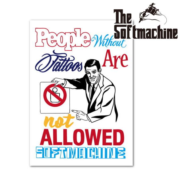 SOFTMACHINE (ソフトマシーン)　OPINION POSTER　【ポスター】【おしゃれ 人気 タトゥー】【2026 SPRING & SUMMER 新作】