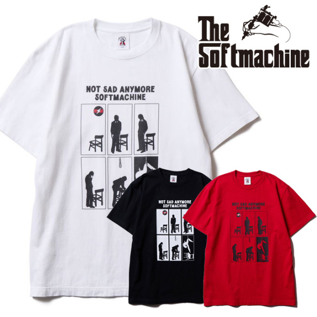 SOFTMACHINE (ソフトマシーン)　PLOT TWIST-T　【Tシャツ】【ホワイト ブラック レッド タトゥー】【2026 SPRING & SUMMER 先行予約