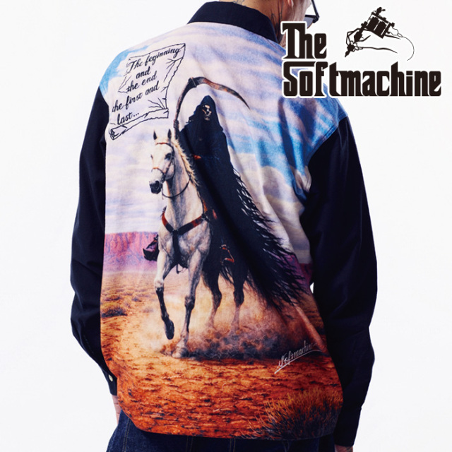 タイ、ソフトマシーン、ミリタリーシャツ、タトゥーデザイン、 SOFTMACHINE (ソフトマシーン) REAPER SHIRTS 【シャツ 長袖