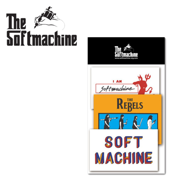 SOFTMACHINE (ソフトマシーン)　SM STICKER SET (STICKER SET)　【ステッカーセット タトゥー】【2026 SPRING&SUMMER 新作】
