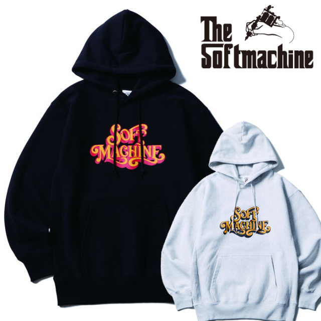 SOFTMACHINE (ソフトマシーン)　SUBJECT HOODED　【フーディ パーカー】【ブラック グレー タトゥー】【2026 AUTUMN&WINTER 先行予約