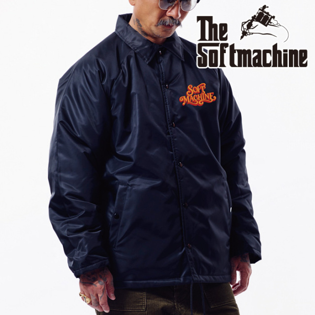 SOFTMACHINE (ソフトマシーン)　SUBJECT JK　【コーチジャケット】【ブラック タトゥー】【2026 AUTUMN&WINTER 先行予約】【予約商品
