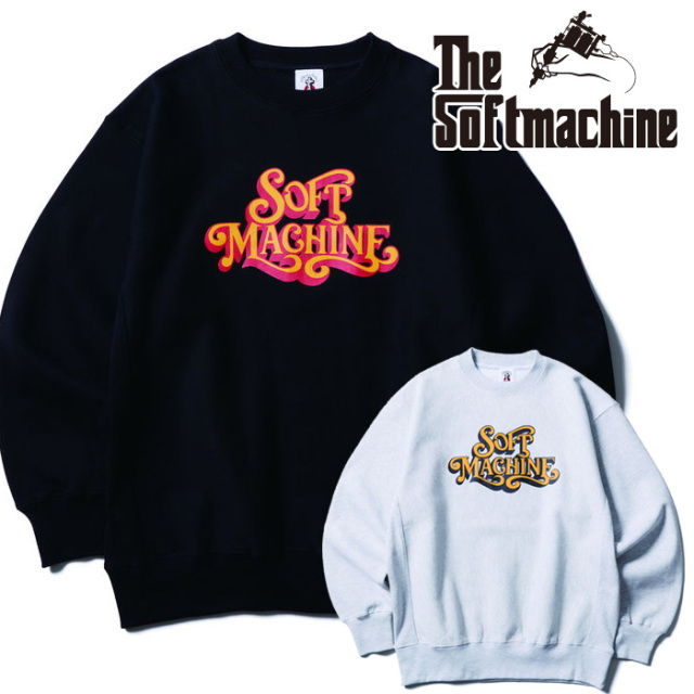 SOFTMACHINE (ソフトマシーン)　SUBJECT SWEAT　【スウェット】【ブラック グレー タトゥー】【2026 AUTUMN&WINTER 先行予約】【予約