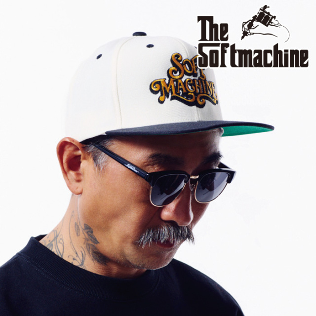SOFTMACHINE (ソフトマシーン)　SUBJECT CAP　【キャップ】【ブラック ホワイト タトゥー】【2026 AUTUMN&WINTER 先行予約】【予約商