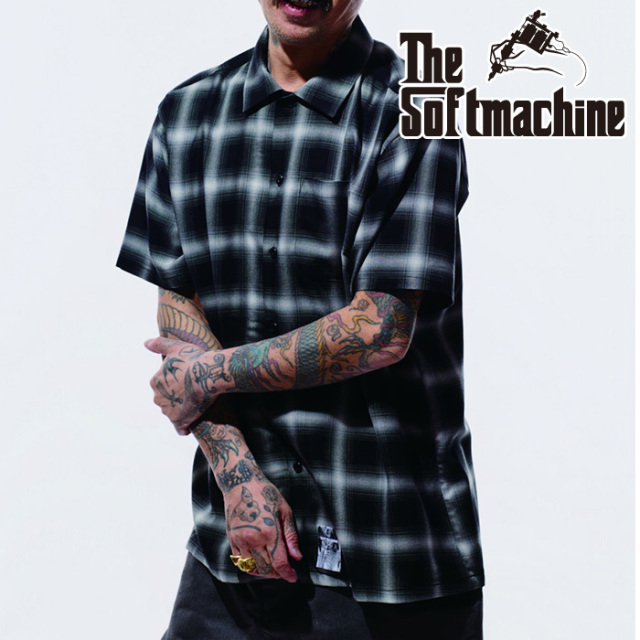 SOFTMACHINE (ソフトマシーン)　THRIVE SHIRTS S/S(S/S SHIRTS)　【シャツ 半袖】【ブラック レッド タトゥー】【2026 SUMMER VACATI