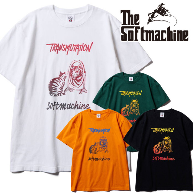 SOFTMACHINE (ソフトマシーン)　TRANSMUTATION-T　【Tシャツ】【ホワイト ブラック オレンジ グリーン タトゥー】【2026 SPRING & SU