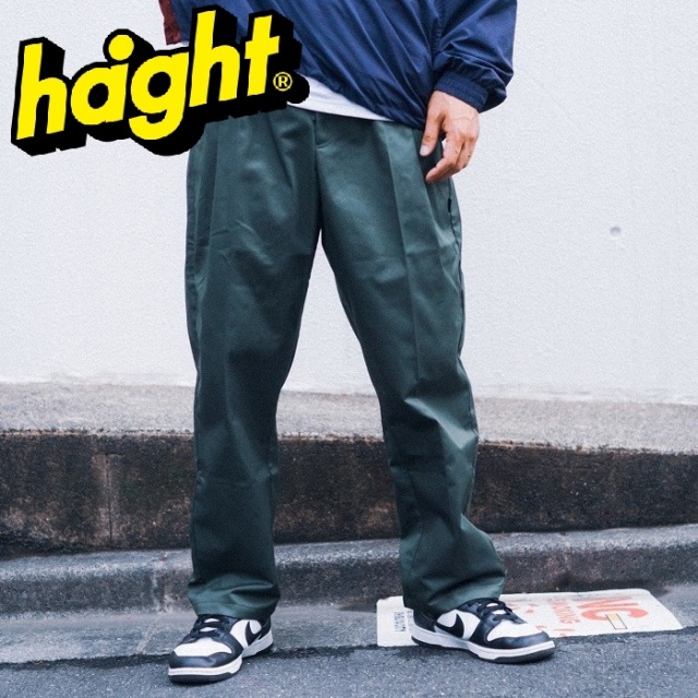 HAIGHT (ヘイト)　TWO-TUCK WORK PANTS　 【ワークパンツ】【HTAW-265004】　【2026 AUTUMN&WINTER 新作】