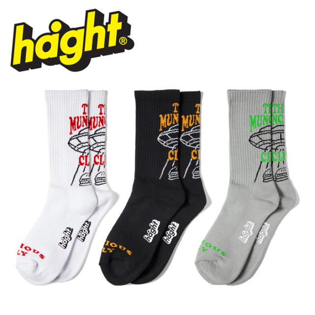 HAIGHT (ヘイト)　M.C BURGER SOCKS　【ソックス】【HTAW-267005】　【2026 AUTUMN&WINTER 新作】