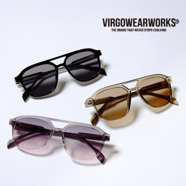 VIRGOwearworks (ヴァルゴウェアワークス)  　RETRO VISION SHADES　【サングラス】【VG-GD-826】【2026 SPRING&SUMMER 先行予約】【