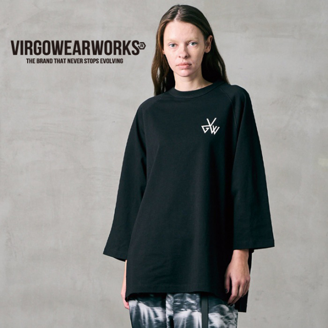 VIRGOwearworks (ヴァルゴウェアワークス)  　3/4 SLEEVE APPLIQUE TEE　【ロングスリーブTシャツ】【VG-LSPT-109】【2026 SPRING&SU