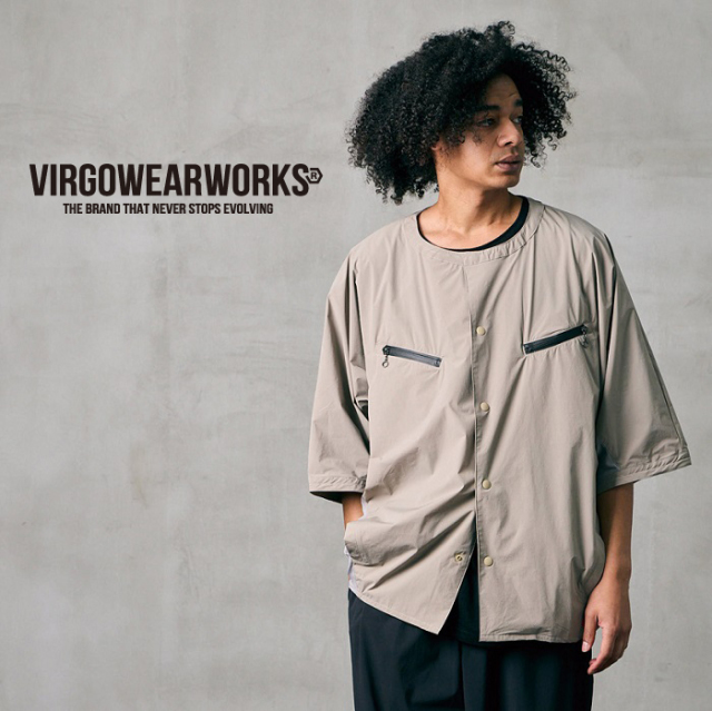 VIRGOwearworks (ヴァルゴウェアワークス)  　DYNAMIC DOLMAN SNAP SHIRT　【シャツ 半袖】【VG-SH-276】【2026 SPRING&SUMMER 先行
