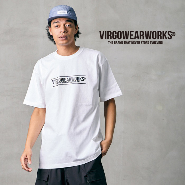 VIRGOwearworks (ヴァルゴウェアワークス)  　VIRGO EMBOSS LOGO TEE　【Tシャツ 半袖】【VG-SSPT-268】【2026 SPRING&SUMMER 先行予