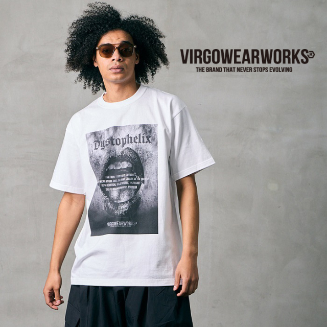 VIRGOwearworks (ヴァルゴウェアワークス)  　LIPS FILM GRAPHIC TEE　【Tシャツ 半袖】【VG-SSPT-269】【2026 SPRING&SUMMER 先行予