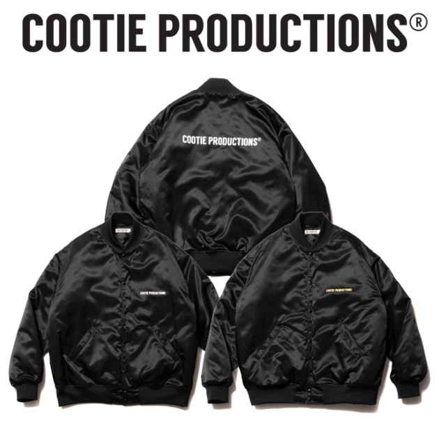 COOTIE (クーティー)　 Nylon Satin Stadium Jacket 　【ナイロン サテン スタジアムジャケット】【COOTIE PRODUCTIONS クーティープ