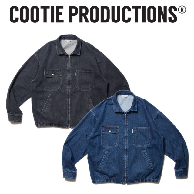 COOTIE (クーティー)　 Denim Zip Up Work Jacket 　【デニム ジャケット】【COOTIE PRODUCTIONS クーティープロダクションズ】【CTE