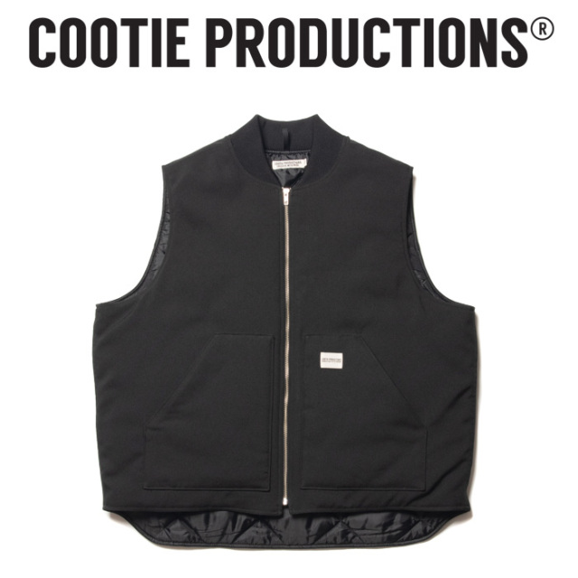 COOTIE (クーティー)　 Polyester OX Padded Work Vest 　【ワーク ベスト】【COOTIE PRODUCTIONS クーティープロダクションズ】【CT