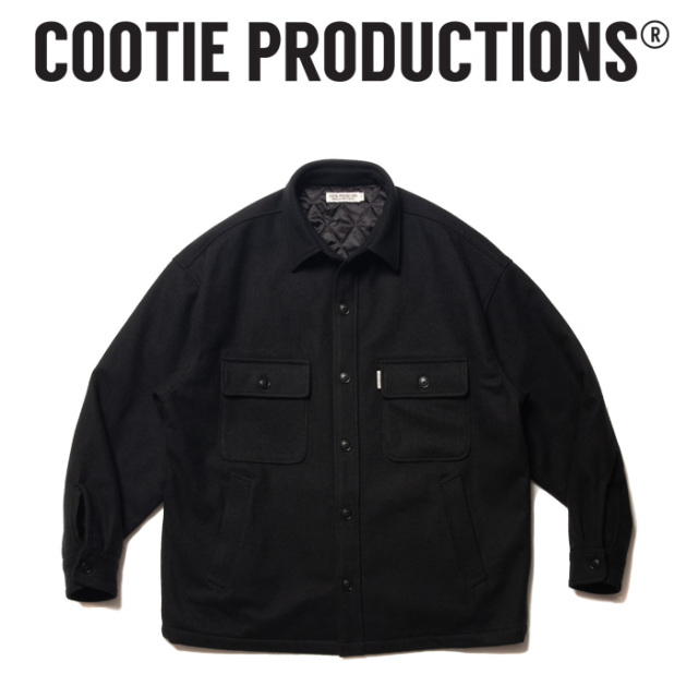 COOTIE (クーティー)　 CA/W Melton CPO Jacket 　【メルトン CPO ジャケット】【COOTIE PRODUCTIONS クーティープロダクションズ】