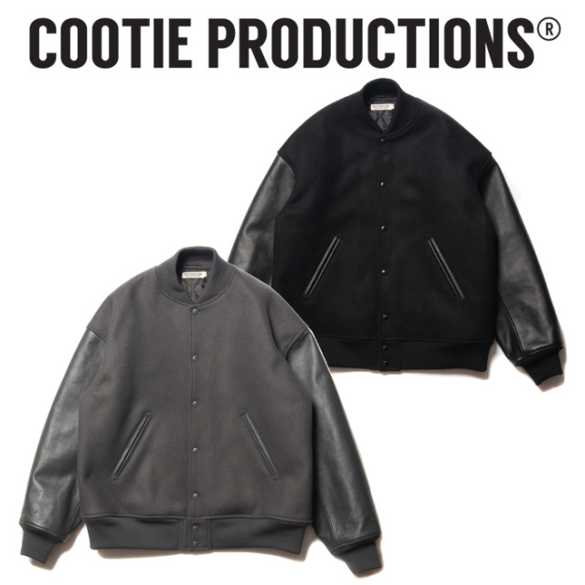 COOTIE (クーティー)　 Wool Melton Error Fit Stadium Jacket 　【ウール メルトン スタジアム ジャケット】【COOTIE PRODUCTIONS 