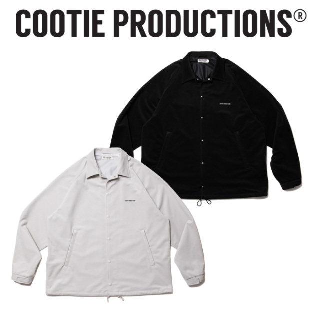 COOTIE (クーティー)　 Polyester Corduroy Coach Jacket 　【コーデュロイ コーチジャケット】【COOTIE PRODUCTIONS クーティープロ
