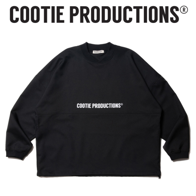 COOTIE (クーティー)　  Polyester Twill Football L/S Tee 　【フットボール ロングスリーブ TEE】【COOTIE PRODUCTIONS クーティー
