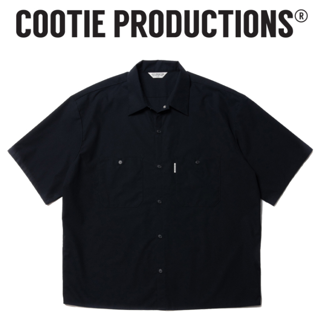 COOTIE (クーティー)　  T/C Panama Work S/S Shirt 　【パナマ ショートスリーブ シャツ】【COOTIE PRODUCTIONS クーティープロダク