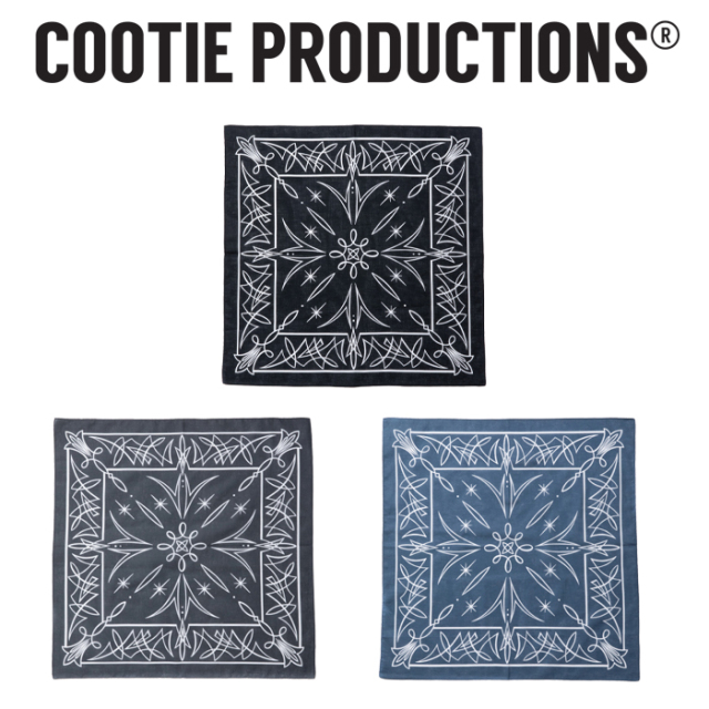 COOTIE(クーティー) Pinstripe Bandana 　【バンダナ】【CTE-22S521】