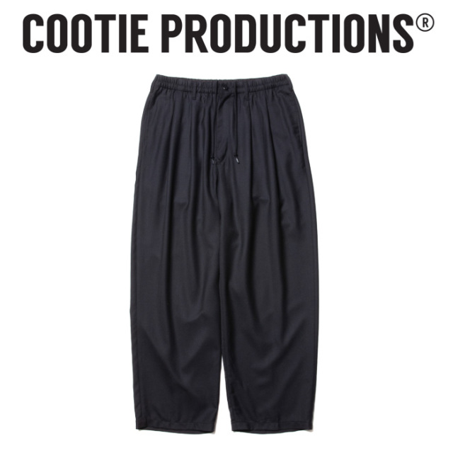 COOTIE(クーティー) 　 T/W Gabardine 2 Tuck Easy Pants 　【CTE-23A102】【イージー パンツ】