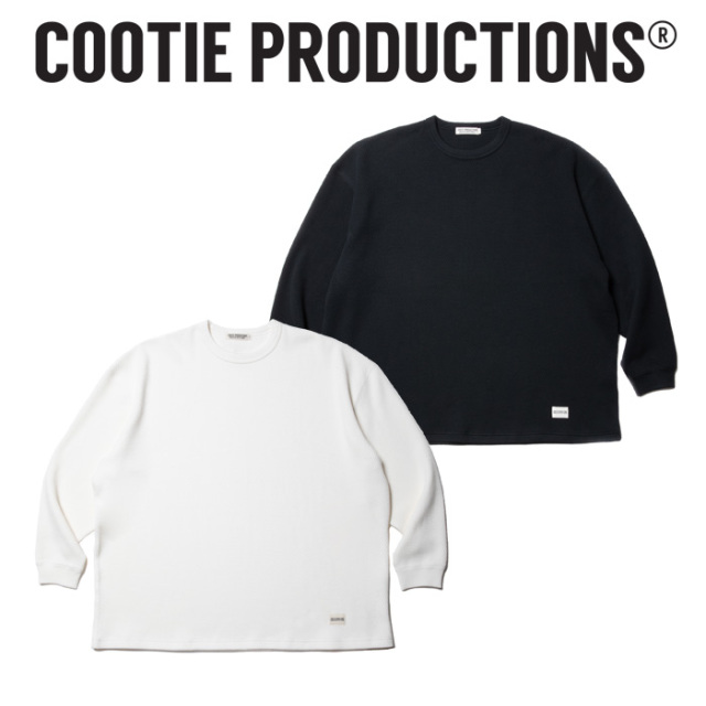 COOTIE (クーティー)　 Heavy Oz Honeycomb L/S Tee 　【ヘビー オンス ハニカム ロングスリーブ TEEシャツ】【COOTIE PRODUCTIONS 