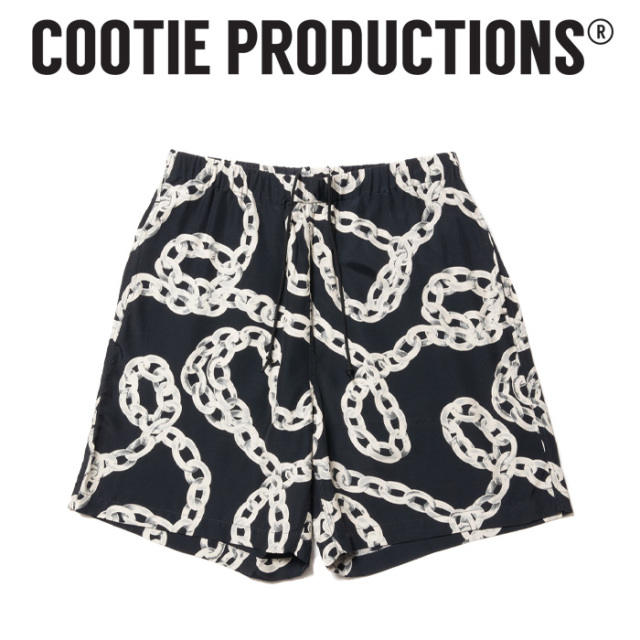 COOTIE ショーツ　短パン　TWイージーショーツ　グレー　降谷 COOTIE / T/W 2 Tuck Easy Shorts