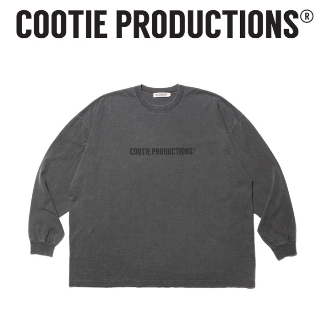 COOTIE (クーティー)　 Pigment Dyed L/S Tee 　【ピグメントダイ ロングスリーブ TEEシャツ】【COOTIE PRODUCTIONS クーティープロ