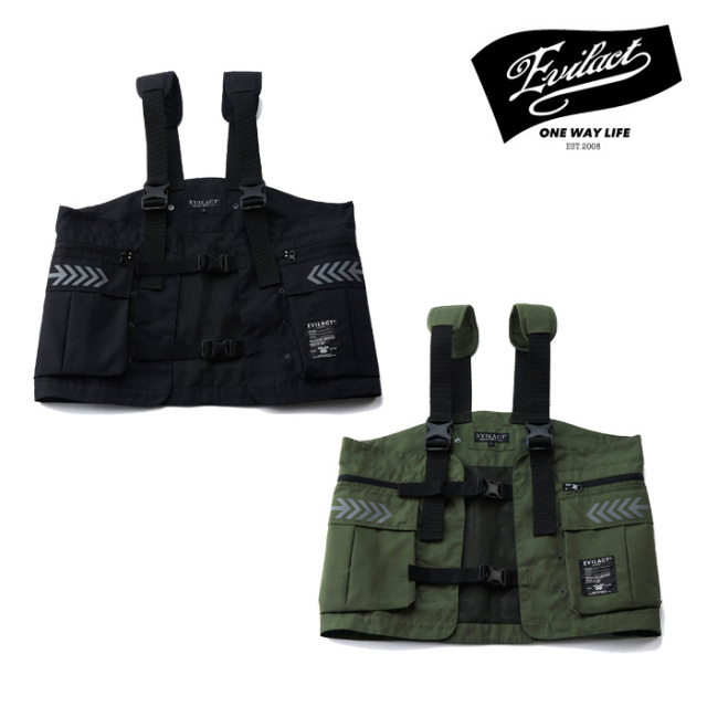 EVILACT (イーブルアクト)　TACTICAL VEST　【ベスト】【EA25-ACT1-J01】【2025春夏新作】 　 インタープレイ INTERPLAY