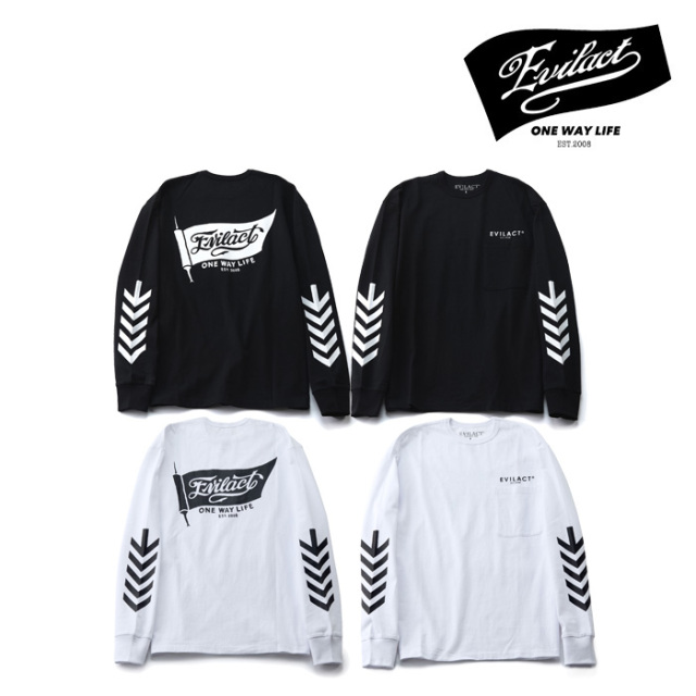 EVILACT (イーブルアクト)　FLAG LS　【ロングスリーブTシャツ】【EA25-ACT1-T01】【2025春夏新作】 　 インタープレイ INTERPLAY
