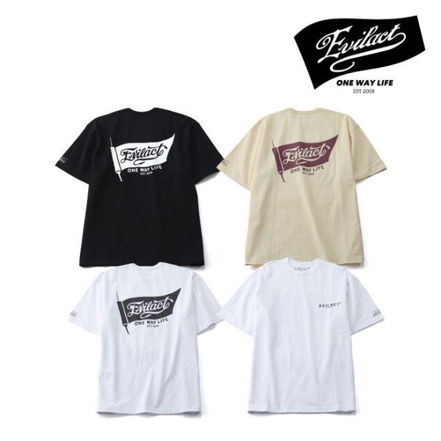 EVILACT (イーブルアクト)　FLAG SS　【Tシャツ】【EA25-ACT1-T04】【2025春夏新作】 　 インタープレイ INTERPLAY